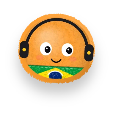 Oni mascot wearing the Portuguese flag